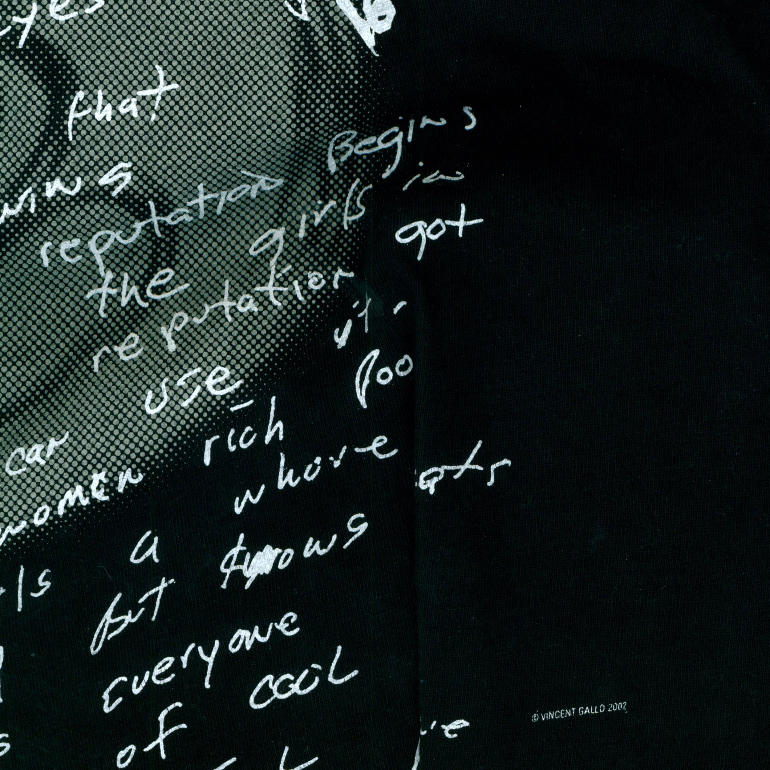 Vincent Gallo 2002 Exhibition Tee – Hara Museum of Contemporary Art