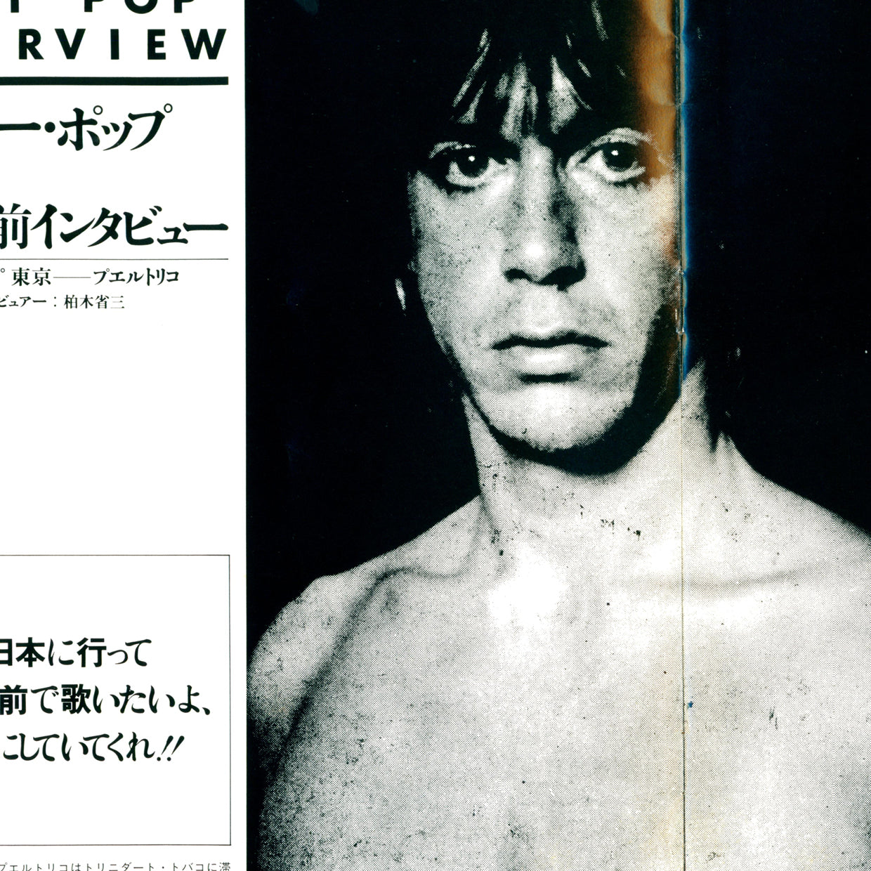 Iggy Pop World Tour Book - From Here to Eternity (1983)