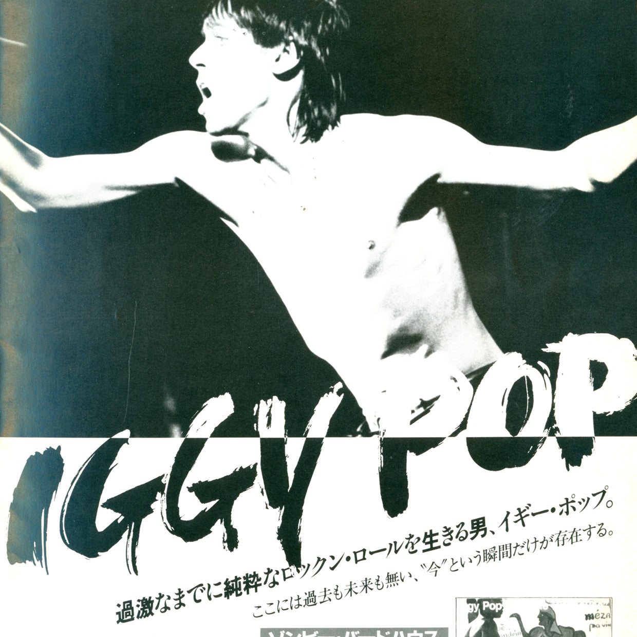 Iggy Pop World Tour Book - From Here to Eternity (1983)