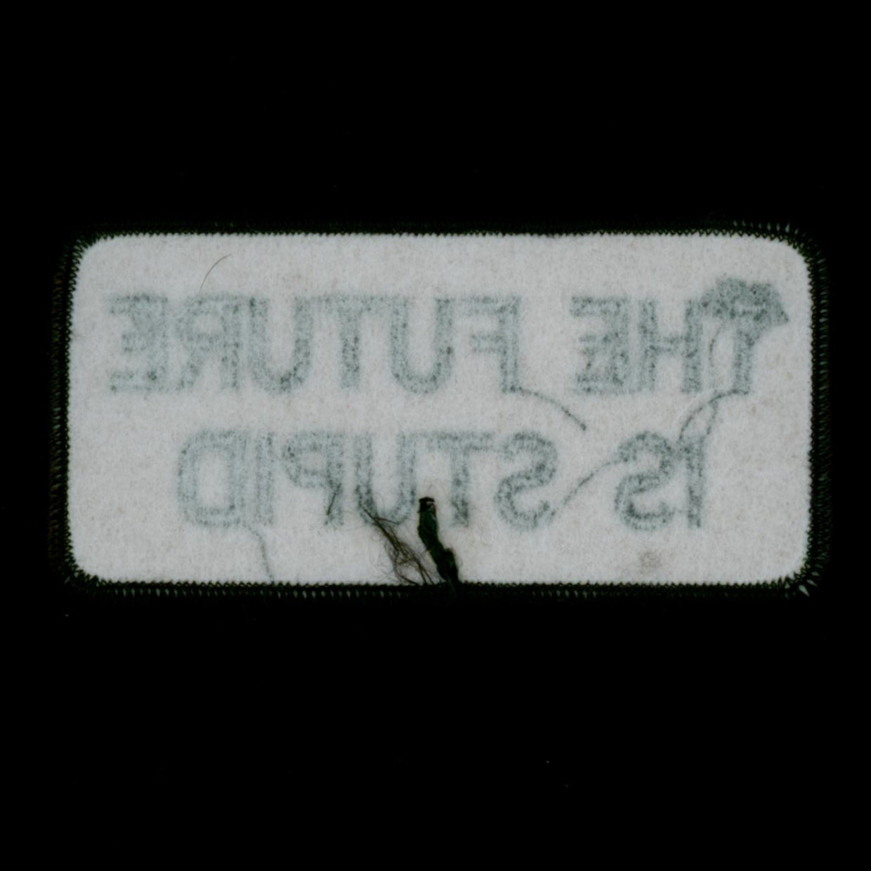 Jenny Holzer - "The Future is Stupid" (Patch)