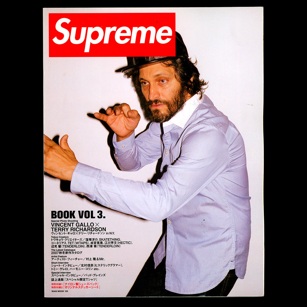 Supreme Book VOL 3 w/ Vincent Gallo & Terry Richardson [B2B - IN STOCK]
