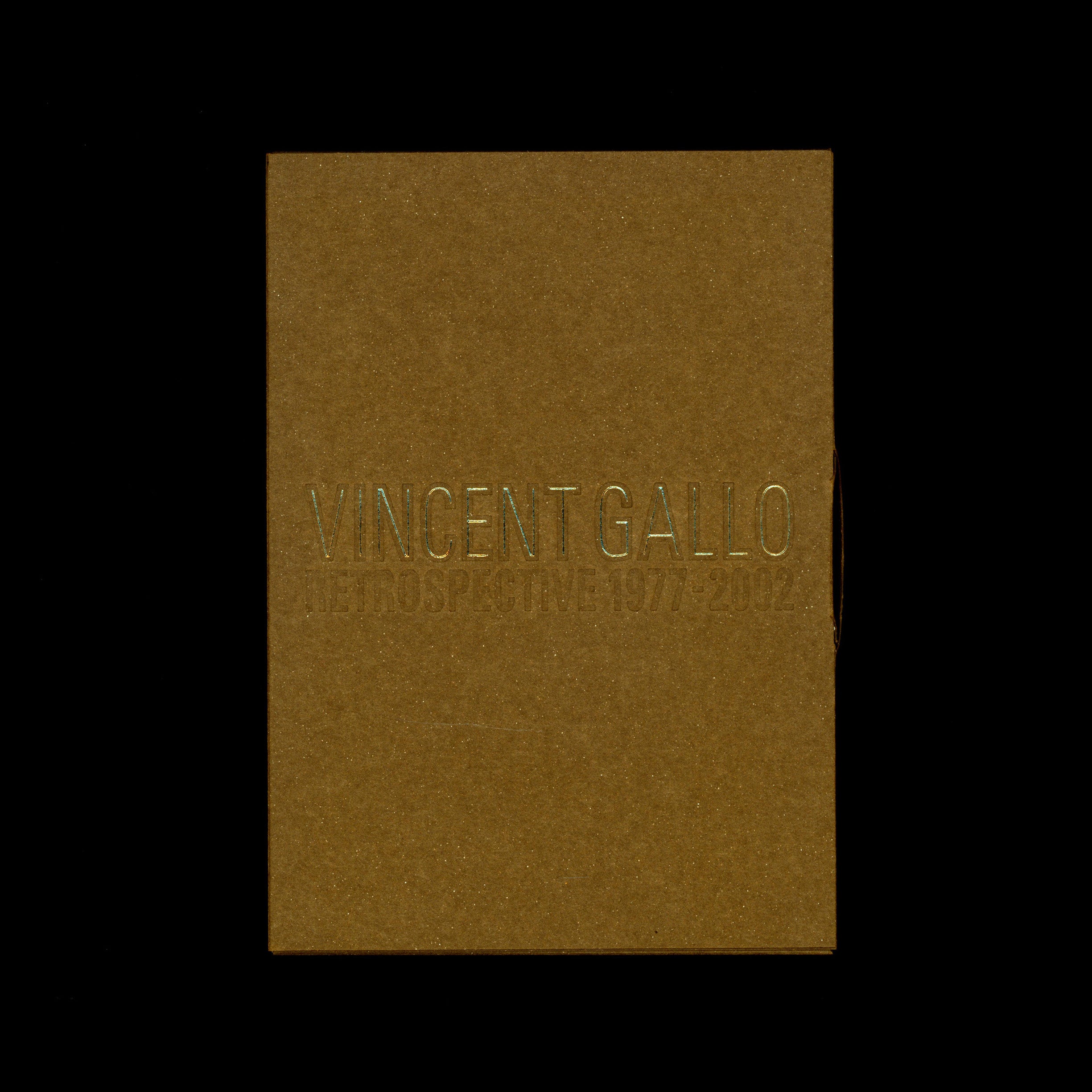 Vincent Gallo Retrospective 1977-2002 Art Exhibition Catalog